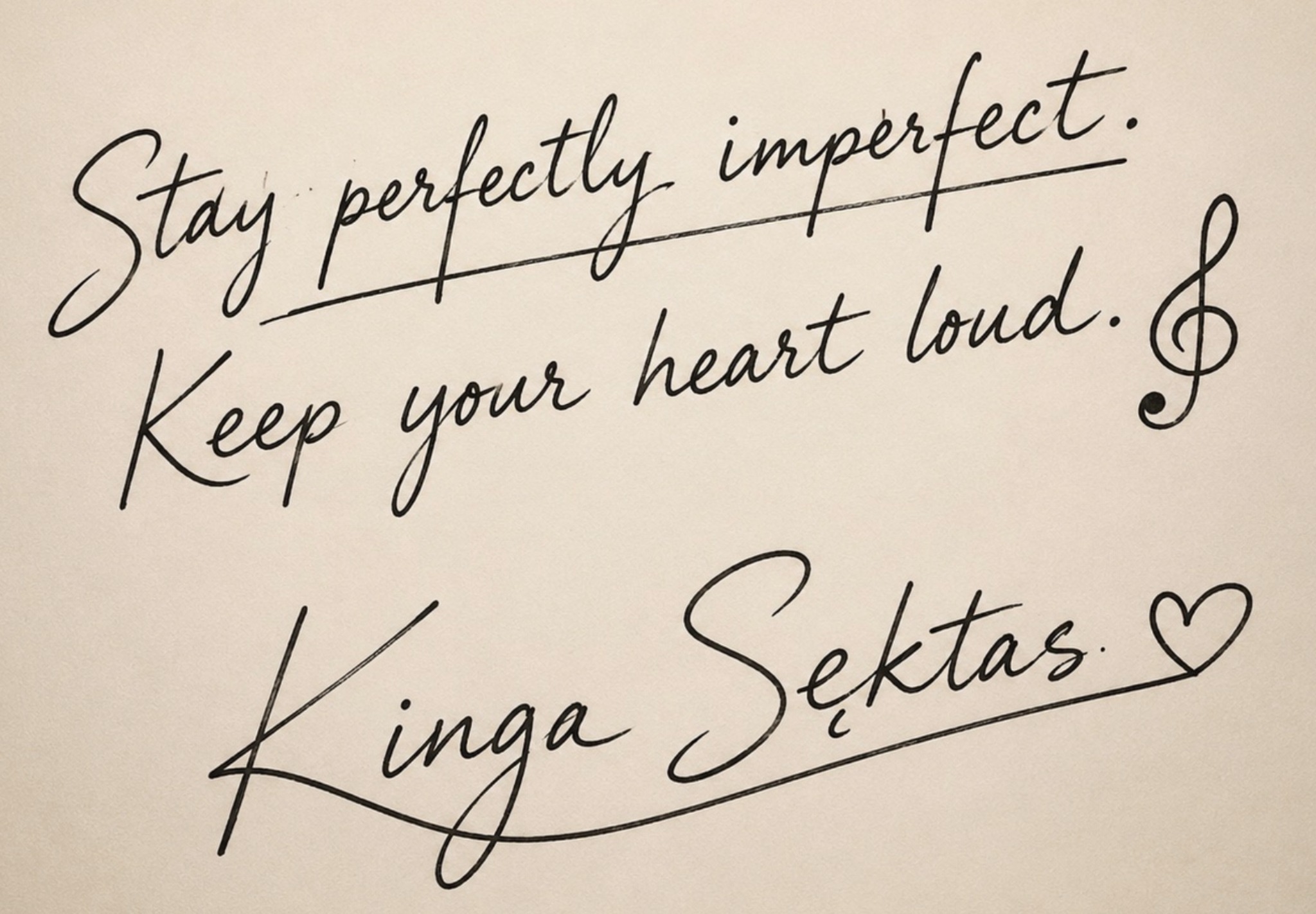 Kinga Sęktas handwritten signature