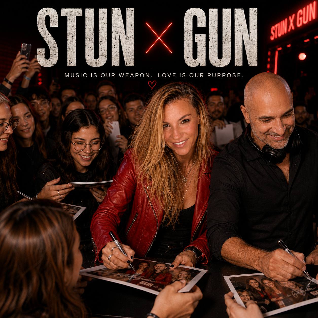 STUN × GUN meeting fans